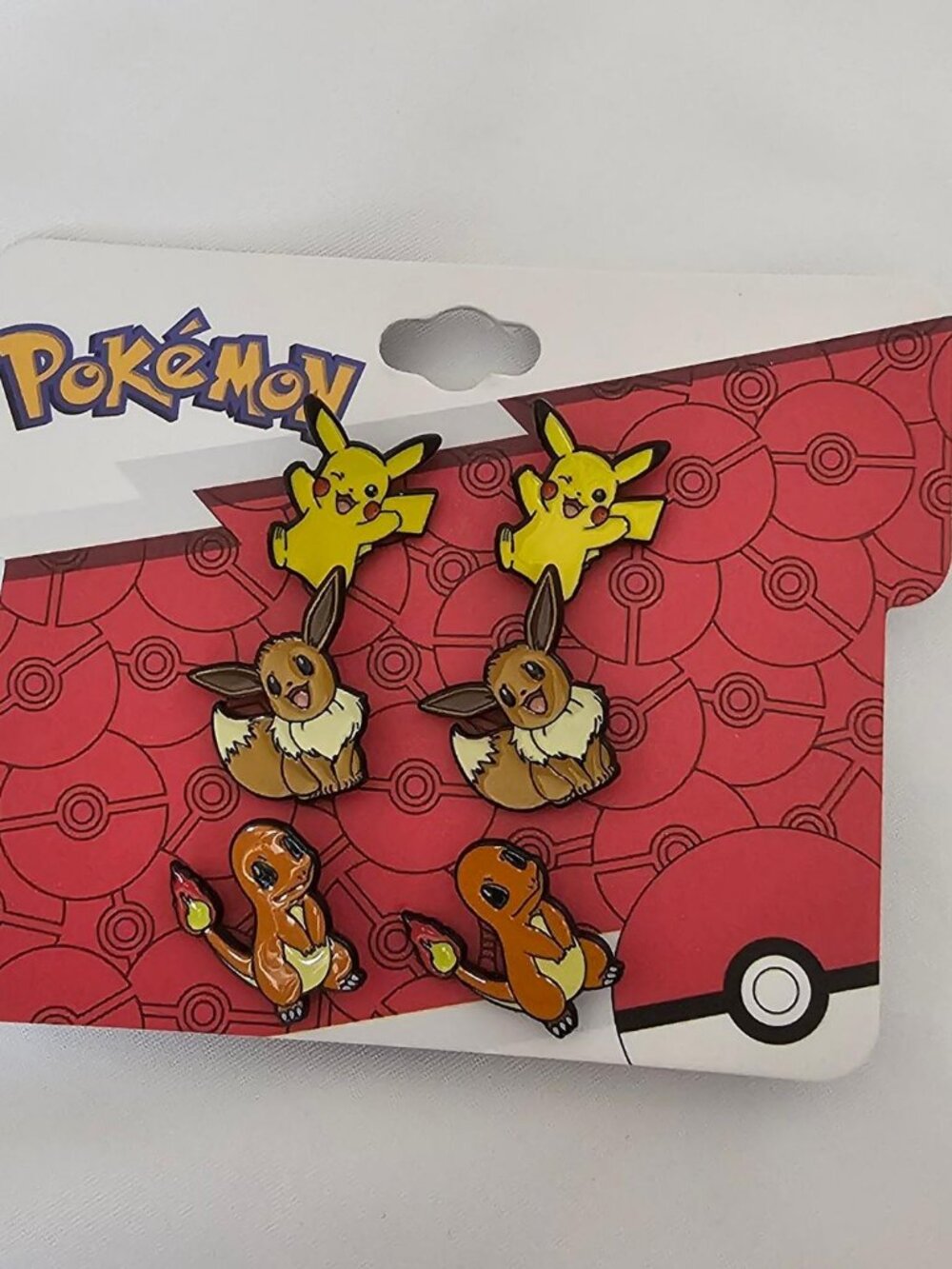 Earrings Pikachu Eevee Charmander New